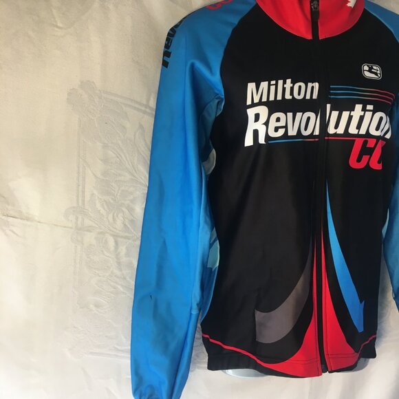 Men's Giordana Milton Revolution CC Long Sleeve Cycling Jersey Blue Size M - Picture 7 of 16